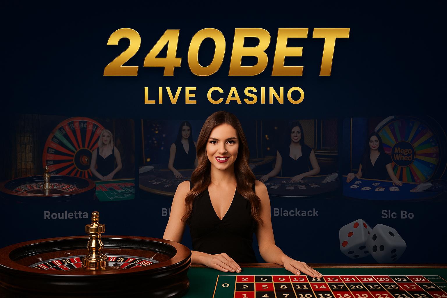 O 240BET Live Casino lança promoções regularmente