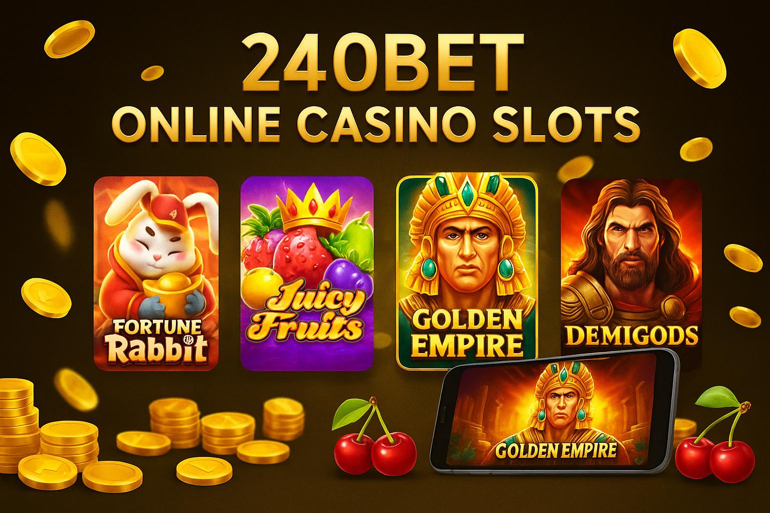 Jogos de Slot no Casino Online 240BET
